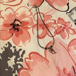 Pink dolphin necklace